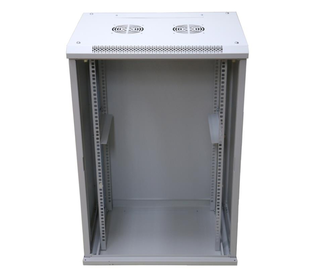 Extralink Szafa rack 18U 600x450mm szara wisząca EX.14374 - 489489 - zdjęcie 3